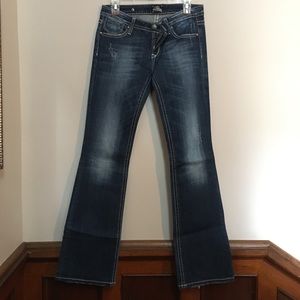 Express ReRock Women’s Bootcut Jeans, Size 6 Long